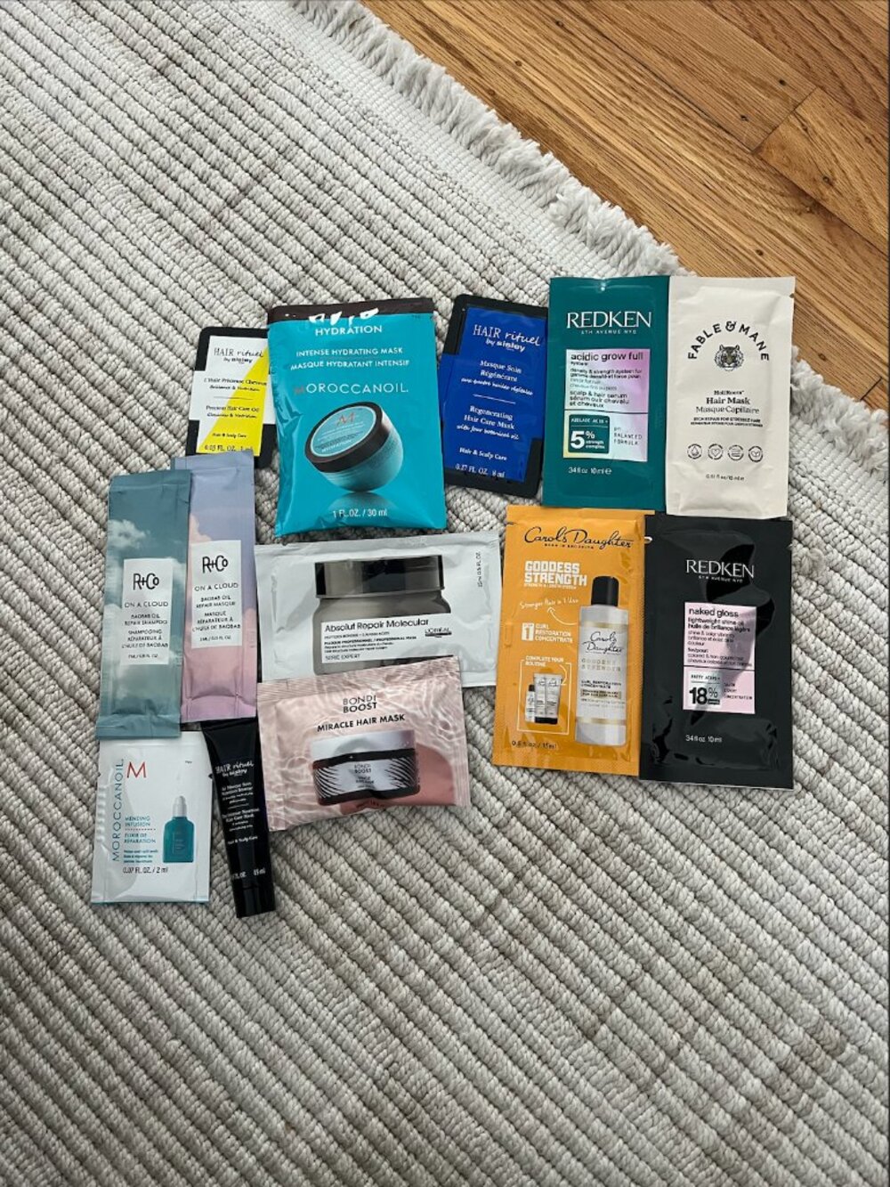 13 Hair Scalp Shampoo + Conditioner Mask Beauty Travel Products Lot